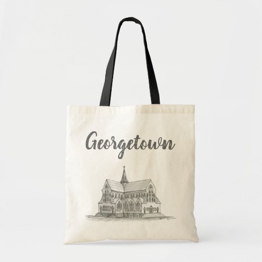 Tote Bag St. George's Cathedral, Georgetown, Guyana (Devant)