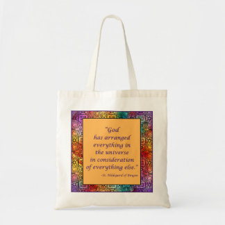 Tote Bag St. Hildegard de Bingen Citation Fourre-tout