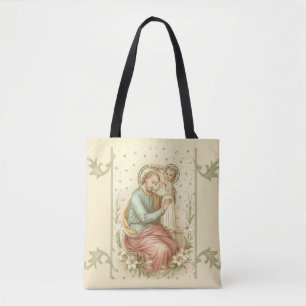Tote Bag St Joseph et bébé Jésus