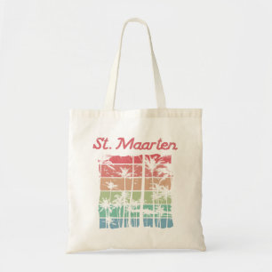 Tote Bag St Maarten Arc-en-ciel Couleurs Saint Martin
