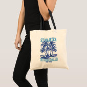 Tote Bag St. Maarten, Île Tropicale Caraïbes (Devant (produit))
