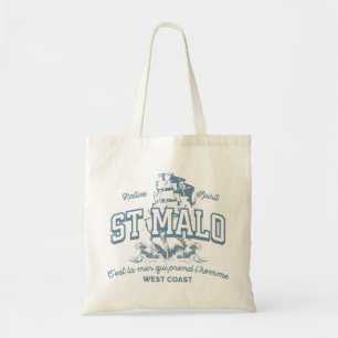 Tote Bag St Malo C'est la mer qui prend l'homme