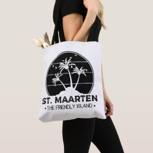 Tote Bag St Martin L'île conviviale Sint Martin