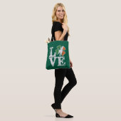 Tote Bag St Patrick Love Chance Irlande Trèfle Vert (Sur le modèle)