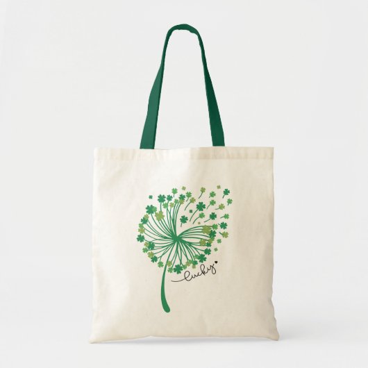 Tote Bag St.Patrick’s Day Dandelion Lucky (Devant)