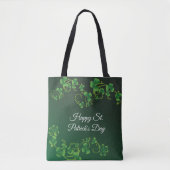 Tote Bag St. Patrick's Day Green Vine Shamrock Irish Party (Devant)