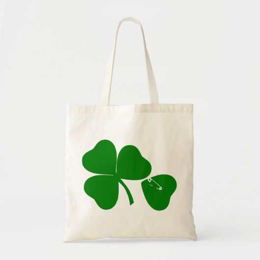 Tote Bag St Patrick's Day - Obtenez Lucky 3 + 1 feuilles =  (Devant)