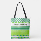 Tote Bag St. Patrick's Day raypes Fourre-tout (Dos)