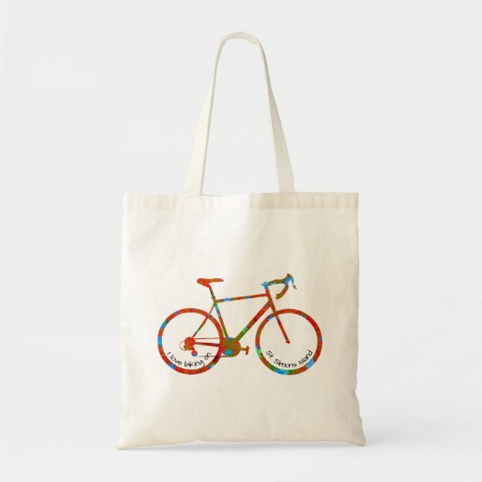 Tote Bag St. Simons Island GA vélo fourre-tout (Devant)