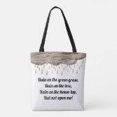 Tote Bag St. Swithin avec parapluie (Dos)