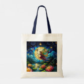 Tote Bag Stained Glass Moonlight Flight Fairy  (Dos)
