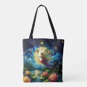 Tote Bag Stained Glass Moonlight Flight Fairy  (Dos)