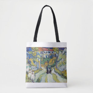 Tote Bag Stairway at Auvers 1890 by Vincent van Gogh