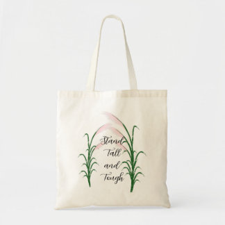 Tote Bag Stand Tall and Tough Self Love Citation positive