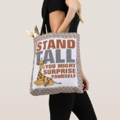 Tote Bag Stand Tall, Giraffe (De près)