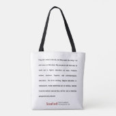 Tote Bag Stanford BAD Lab - Poème de groupe (Dos)