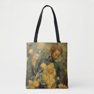 Tote Bag Star Thistle Honey