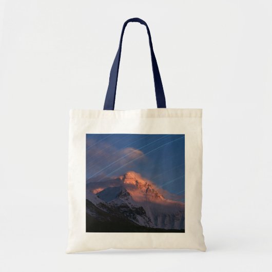 Tote Bag Star Trail | Mt Everest Tibet, Chine (Devant)