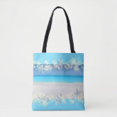 Tote Bag Starfish paradis bleu eaux tropicales nuptiale (Devant)