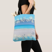 Tote Bag Starfish paradis bleu eaux tropicales nuptiale (De près)