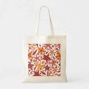 Tote Bag Starfish Shells : Motif scandinave