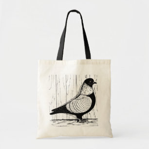 Tote Bag Starling Pigeon Silver-laced 1979