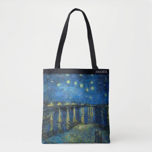 Tote Bag Starry Night Over the Rhone by Van Gogh – Custom (Devant)