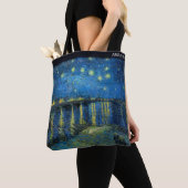 Tote Bag Starry Night Over the Rhone by Van Gogh – Custom (De près)