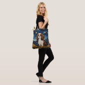 TOTE BAG STARRY NIGHT THEMEME CAVALIER KING CHARLES SPANIEL (Sur le modèle)