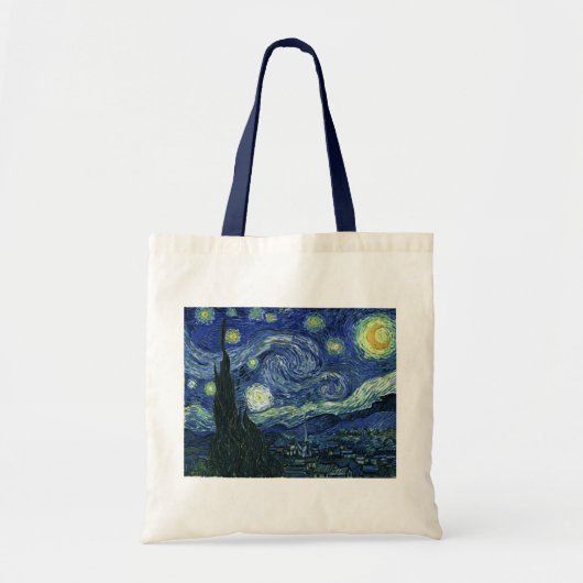 Tote Bag Starry Night Vincent van Gogh Art Peinture (Devant)