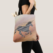 Tote Bag Starry Whimsical Unicorn (De près)