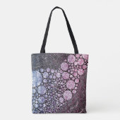 Tote Bag Stars orbs et cercles conception abstraite (Dos)