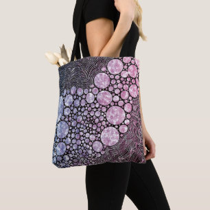 Tote Bag Stars orbs et cercles conception abstraite