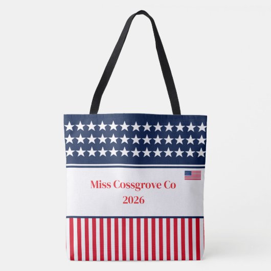 Tote Bag Stars & rayures Titre du concours Fourre-tout (Devant)