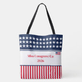 Tote Bag Stars & rayures Titre du concours Fourre-tout (Dos)