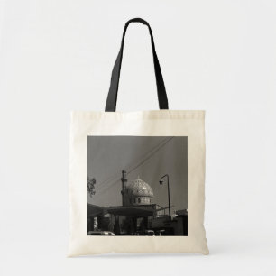 Tote Bag Station-service vintage Irak Bagdad près d'une mos