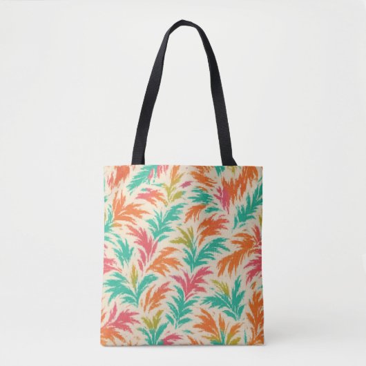 Tote Bag Statique tropicale - Bloom numérique de la jungle (Devant)