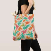 Tote Bag Statique tropicale - Bloom numérique de la jungle (De près)