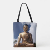Tote Bag Statue de Bouddha assis (Dos)