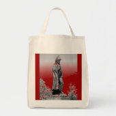 Tote Bag Statue de Fort McHenry B+W (Devant)