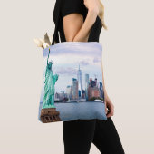 Tote Bag Statue de la Liberté avec le World Trade Center (De près)