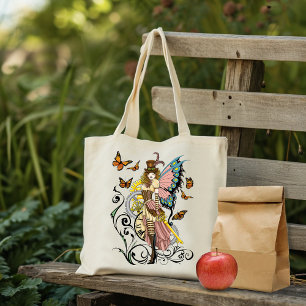 Tote Bag Steampunk Fairy Yellow Horloge Entraîneurs