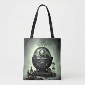 Tote Bag Steampunk Ornate Cauldron et articles magiques sur (Devant)