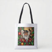 Tote Bag Steampunk Père Noël Yuletide Enchanter (Devant)