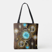 Tote Bag Steampunk Rusty Background (Dos)