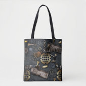 Tote Bag Steampunk, scrapbooking (Devant)