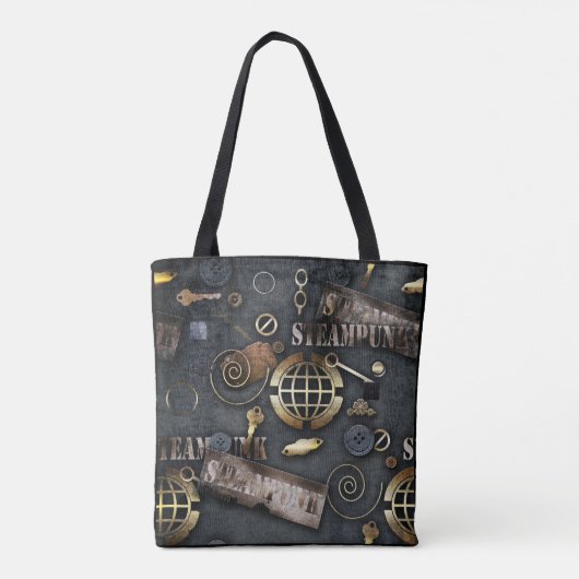 Tote Bag Steampunk, scrapbooking (Dos)