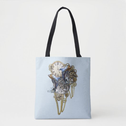 Tote Bag Steampunk - Sculpture (Devant)
