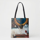 Tote Bag Steampunk Thé de chat sous-marin (Devant)