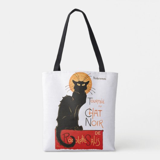 Tote Bag Steinlen Chat Noir Classique Art Français (Dos)